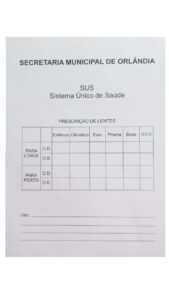 Notificação de Prescrição de Lentes